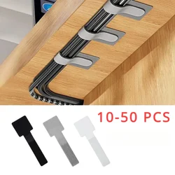 Cable Organizer Self-adhesive Plastic Flanges Adjustable Storage Color Markers Strap Zip Ties Fastener Wire Holder Tools Wiring