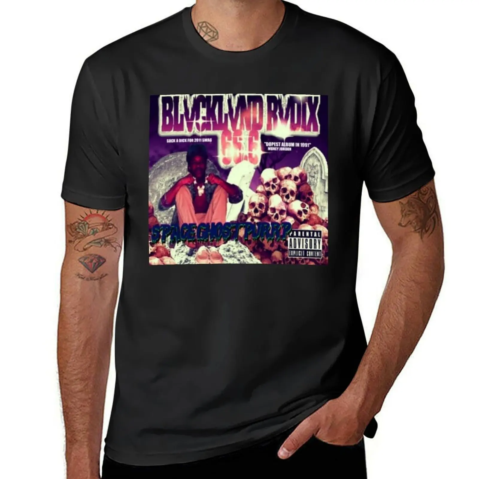 BLVCKLVND RVDIX 66.6 (Spaceghostpurrp) T-Shirt summer top plus sizes mens funny t shirts