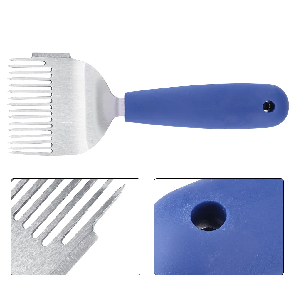 Stainless Steel Plastic Handle Bee Uncapping Fork Beehive Supplies Beekeeping Tools