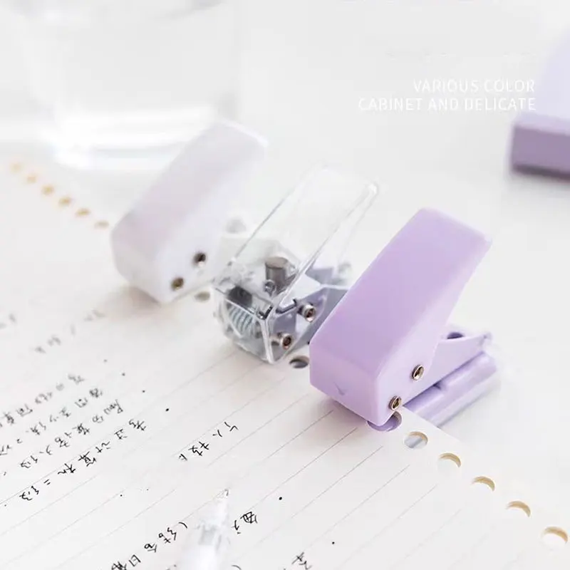 Mini Single Hole Shape Punch 1 Hole Cute Paper Puncher For DIY Handicrafts Card Craft Creative Stationery Tools Office School