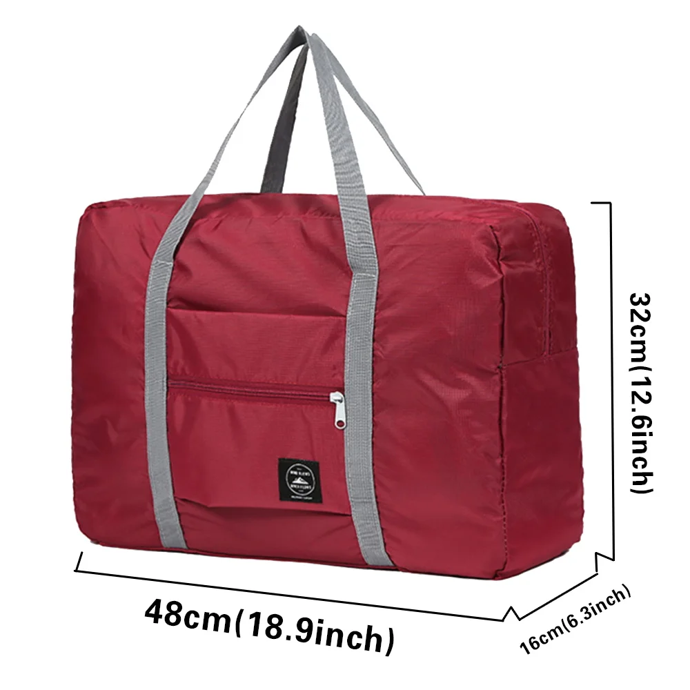 Bolsa de viaje Unisex de gran capacidad, bolsa de equipaje plegable, almacenamiento de ropa de nailon, bolso organizador impermeable con patrón de Jesús portátil