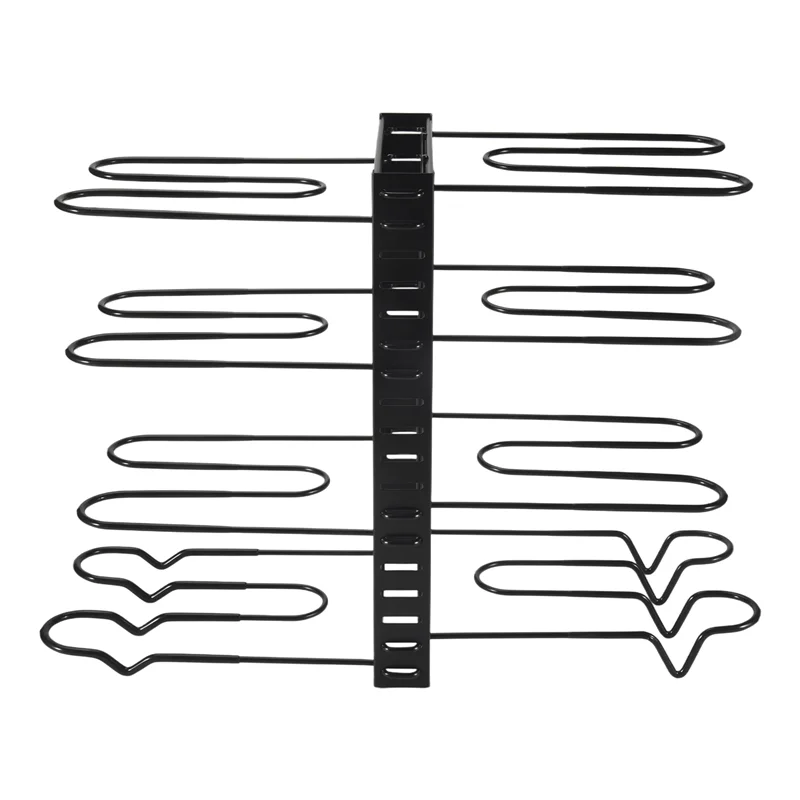 

8 Layer Pan Shelf Kitchen Storage Organize Lid Rack Pot Stand Cookware Holder Dish Drainer Shelves Rangement Adjustable-ABUA