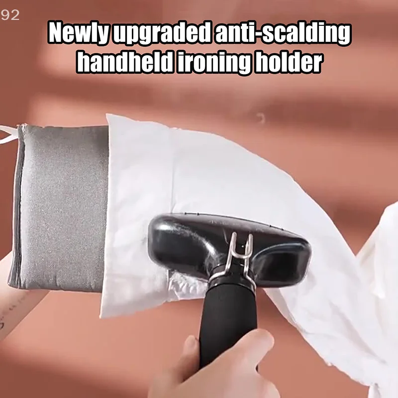 Waterproof Ironing Glove with Mini Board, Heat Resistant Garment Steamer Mitt and Finger Loop.