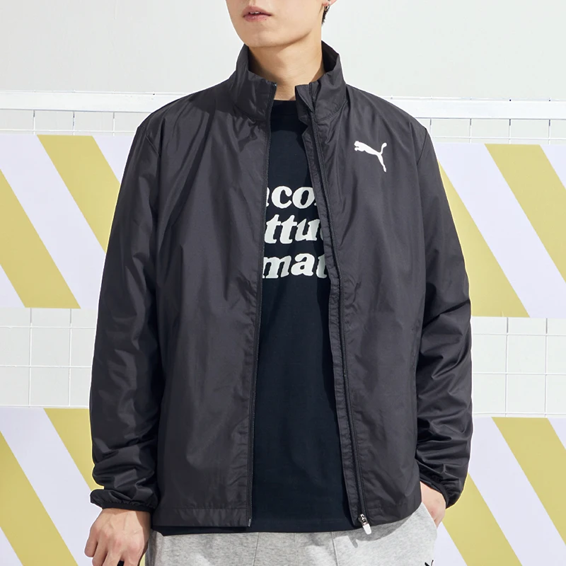 

Puma, новинка лета 2023, мужская спортивная куртка с воротником-стойкой, 680657-01
