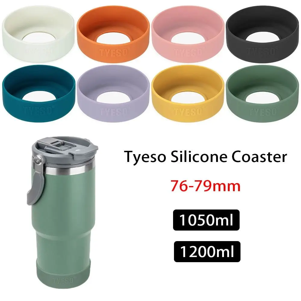 1Pcs Anti Slip Bottle Cover 76-79mm 1050ml 1200ml TS-8829 TS-8830 Silicone Coaster Protective Universal for Tyeso Mug