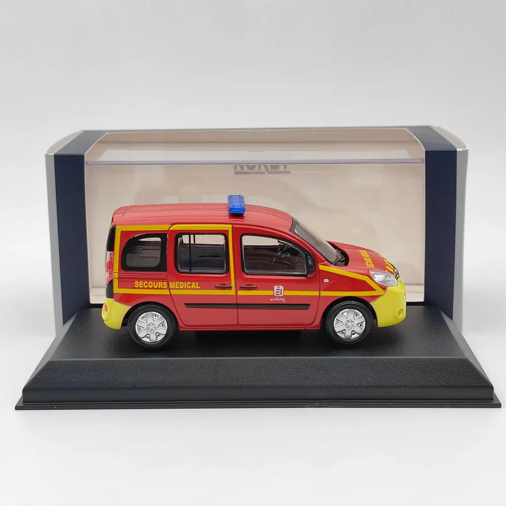 

Norev 1/43 Kangoo SECOURS SANTE POMPIERS 2013 Red Diecast Models Car Limited Collection Auto Toys Gift