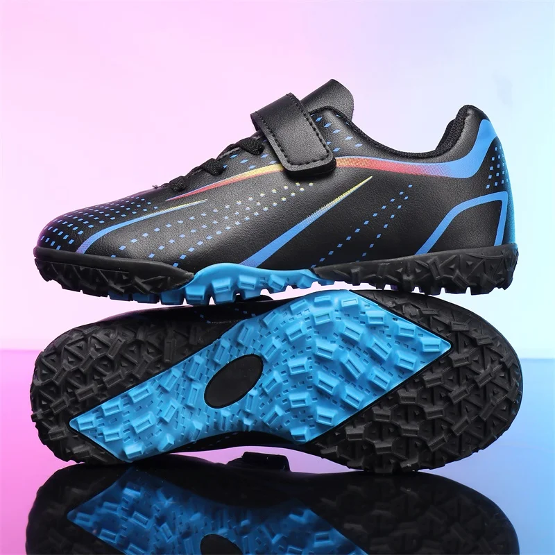

Trendy Spring Unisex Children Football Boots, Flexible Anti-slip Design, Practical Sneakers For Campus Daily Practice