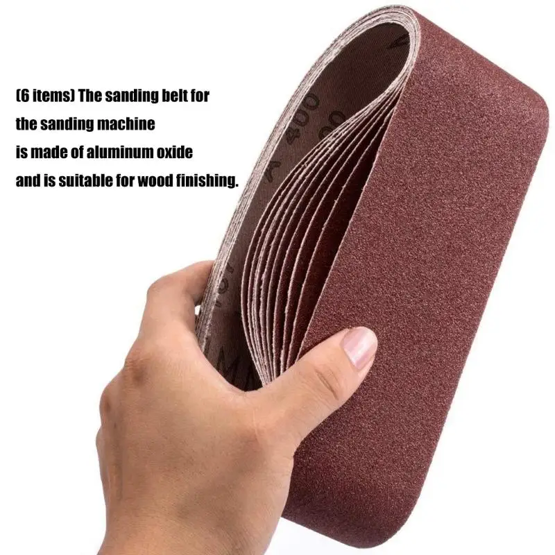 

652F Practical 2x24 Inch Sanding Belt Aluminum Oxide Abrasive Suitable With Sanders For Unflawed Surfaces