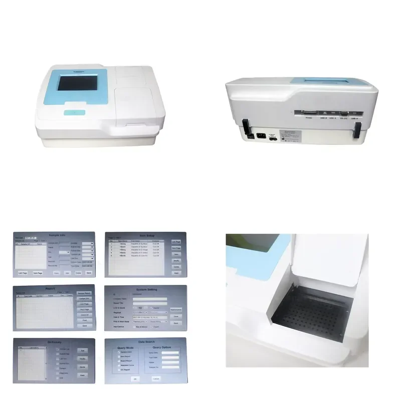 SY-B022C China Elisa Reader 7 Inch Touch Screen Elisa Microplate Reader for Elisa Analyzer