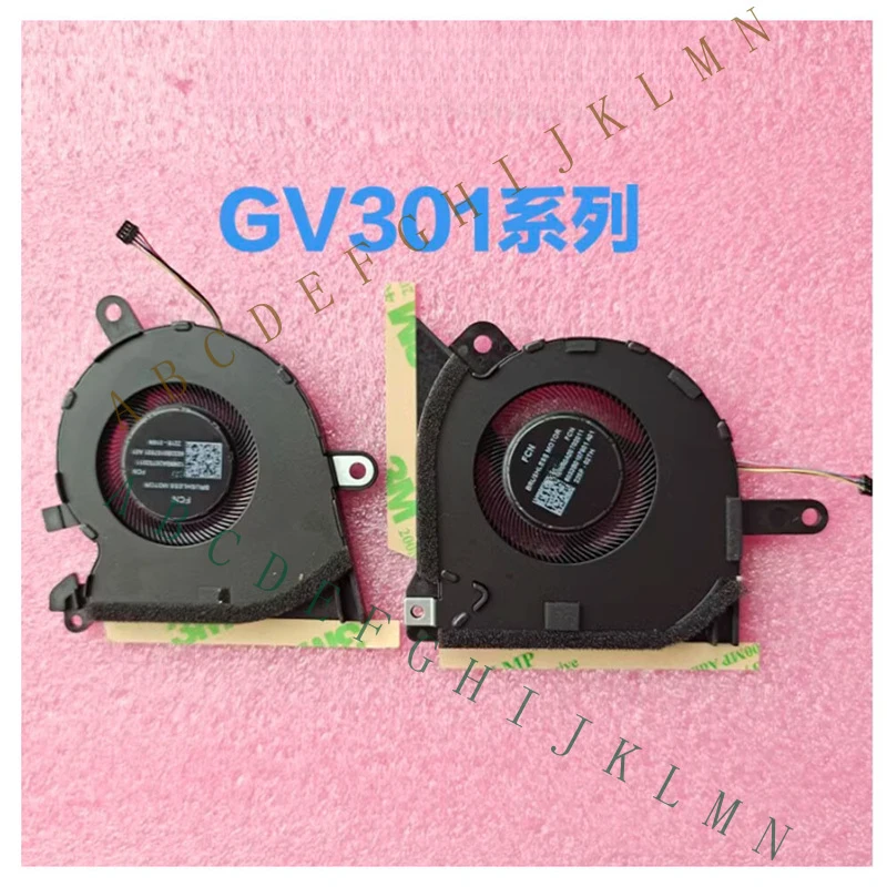 MF+   For ASUS Fantasy 13 GV301R GV301RE 2022 Cooling Fan 13NR0A20T03011
