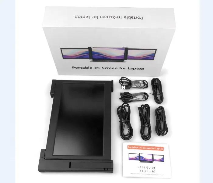 Original 13inch FULL VIEW HDR10 IPS USB Type C 1080P Double Sided Lcd Computer Work Station Display Monitor Screen