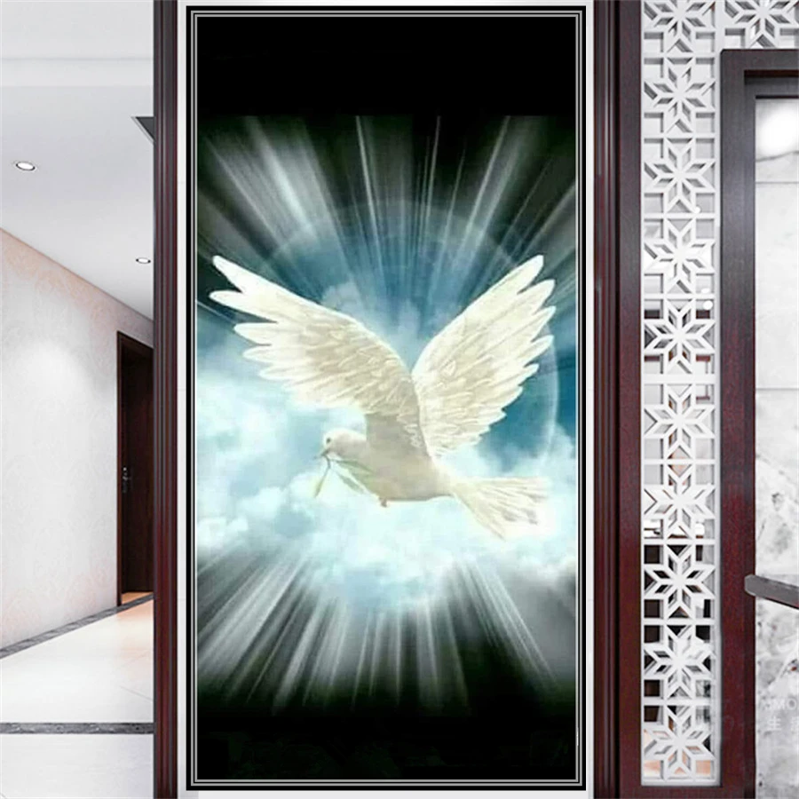 Big Size Nesting Dove DIY 5D Diamond Painting Full Drill Square Embroidery Mosaic Art Picture Of Rhinestones Home Decor Gifts