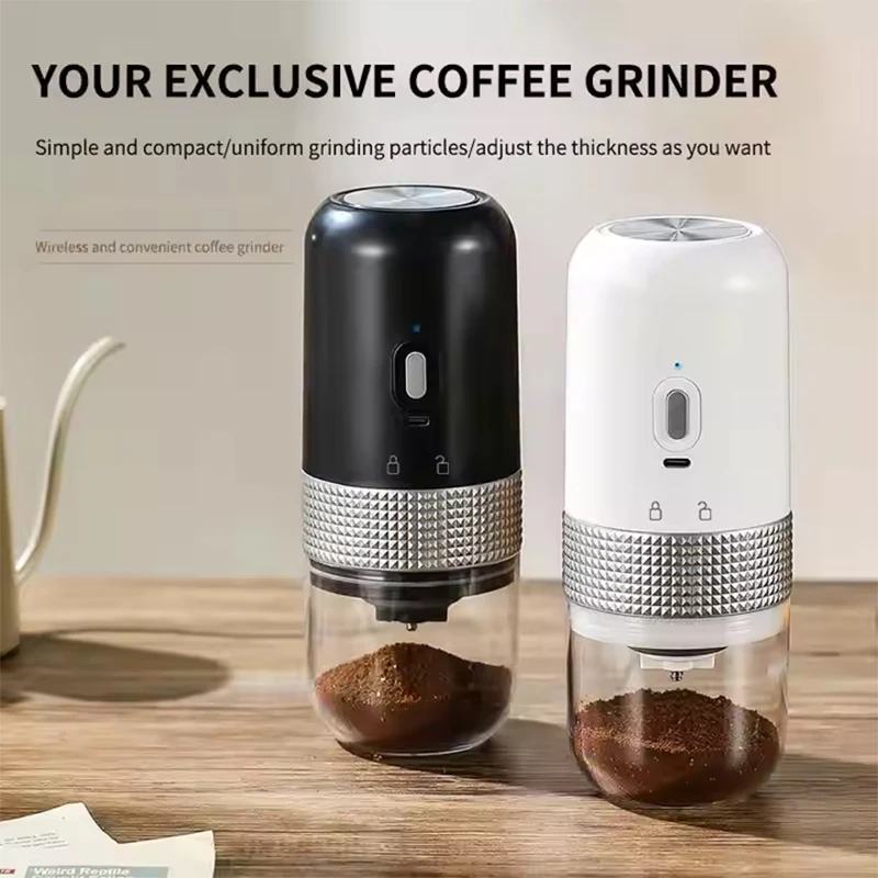 

Hot Sales Mini Electric Coffee Bean Grinder Portable Capsule Coffee Maker Rechargeable Coffee Maker Machine
