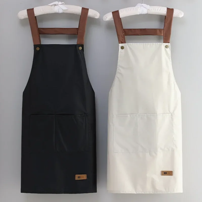 

Resistant Dirt Apron Waterproof and Oil Resistant Household Kitchen Cooking Fashion Apron Adult Work Clothes Kitchen Accessories