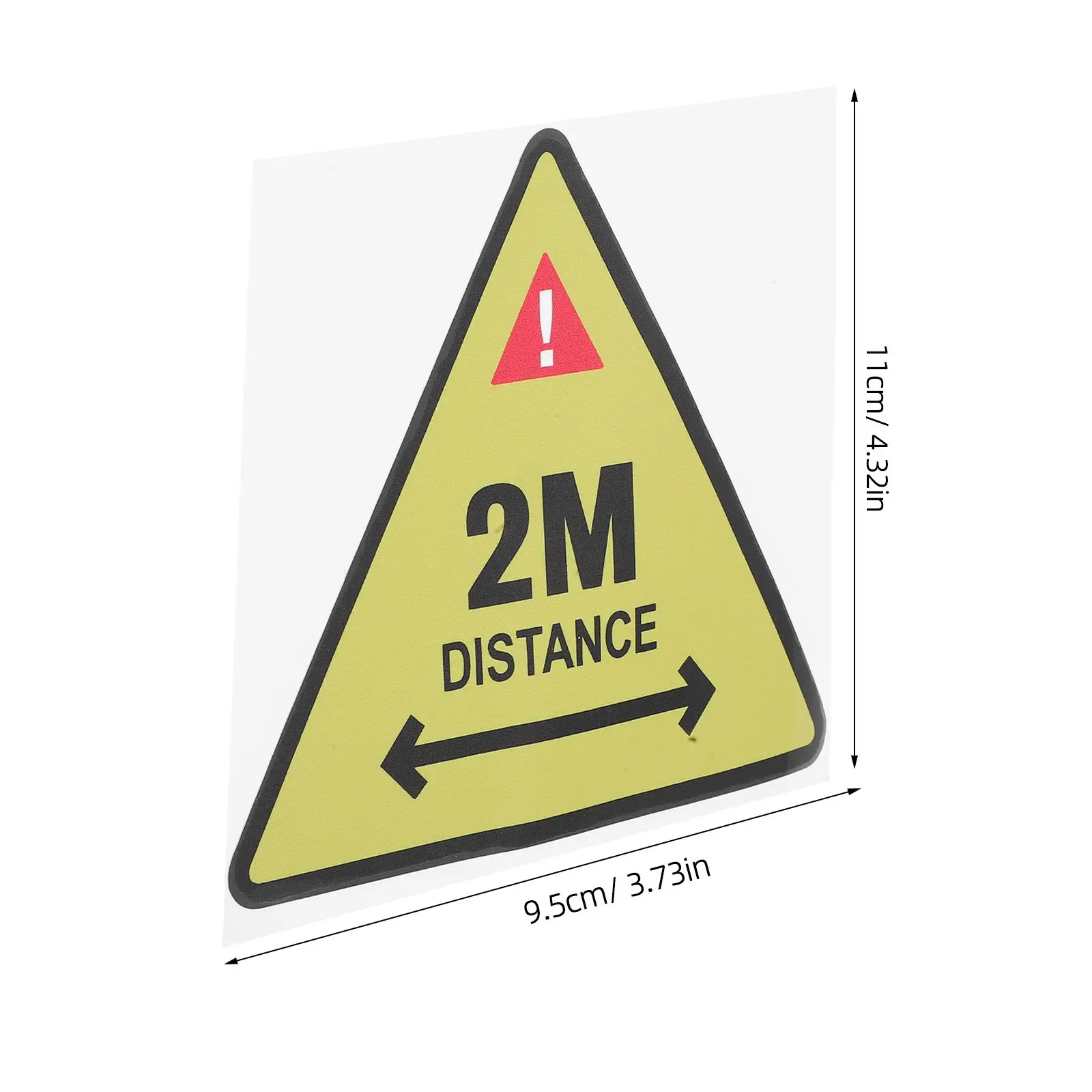 Safety Warning Stickers Label Industrial Sign Caution Signs Distance Signage Keep The
