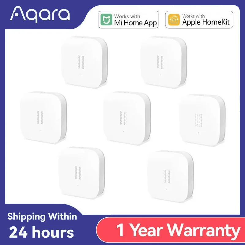 

Aqara Smart Vibration Sensor Zigbee Motion Shock Sensor Detection Alarm Monitor Built-in Gyro For Home Safety Mi Home App