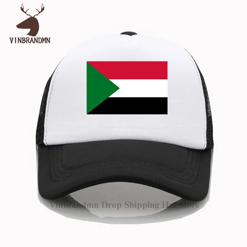 North Sudan Sudanese SDN Islam men women baseball caps 2022 summer hot sale bucket hats hip hop new nation flag 02 fishing hats