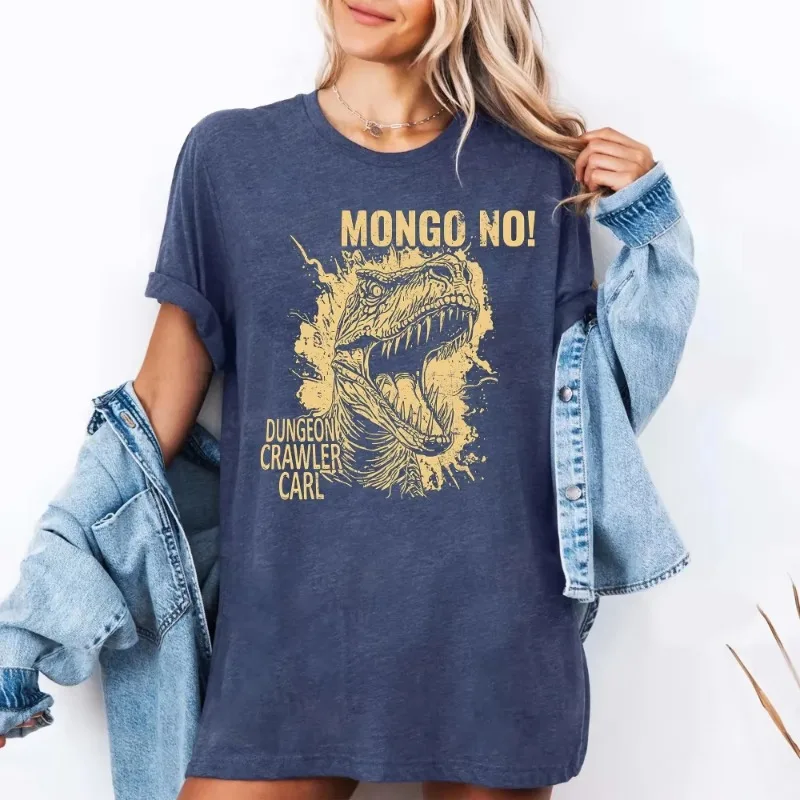 เสื้อเชิ้ต Dungeon Crawler Carl ลายเจ้าหญิงโดนัท ของขวัญสำหรับคนรักเกม แฟชั่นเสื้อผ้าแขนสั้น เสื้อยูนิเซ็กส์ ผู้ชาย ผู้หญิง ใส่ได้ทุกฤดู