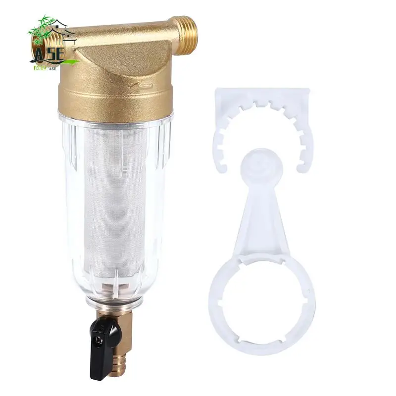 

A05E-4 Фильтры для воды с разделенным горлышком, передний очиститель, медный свинцовый фильтр предварительной очистки, обратная промывка, удаление ржавчины, загрязнения, осадковая труба