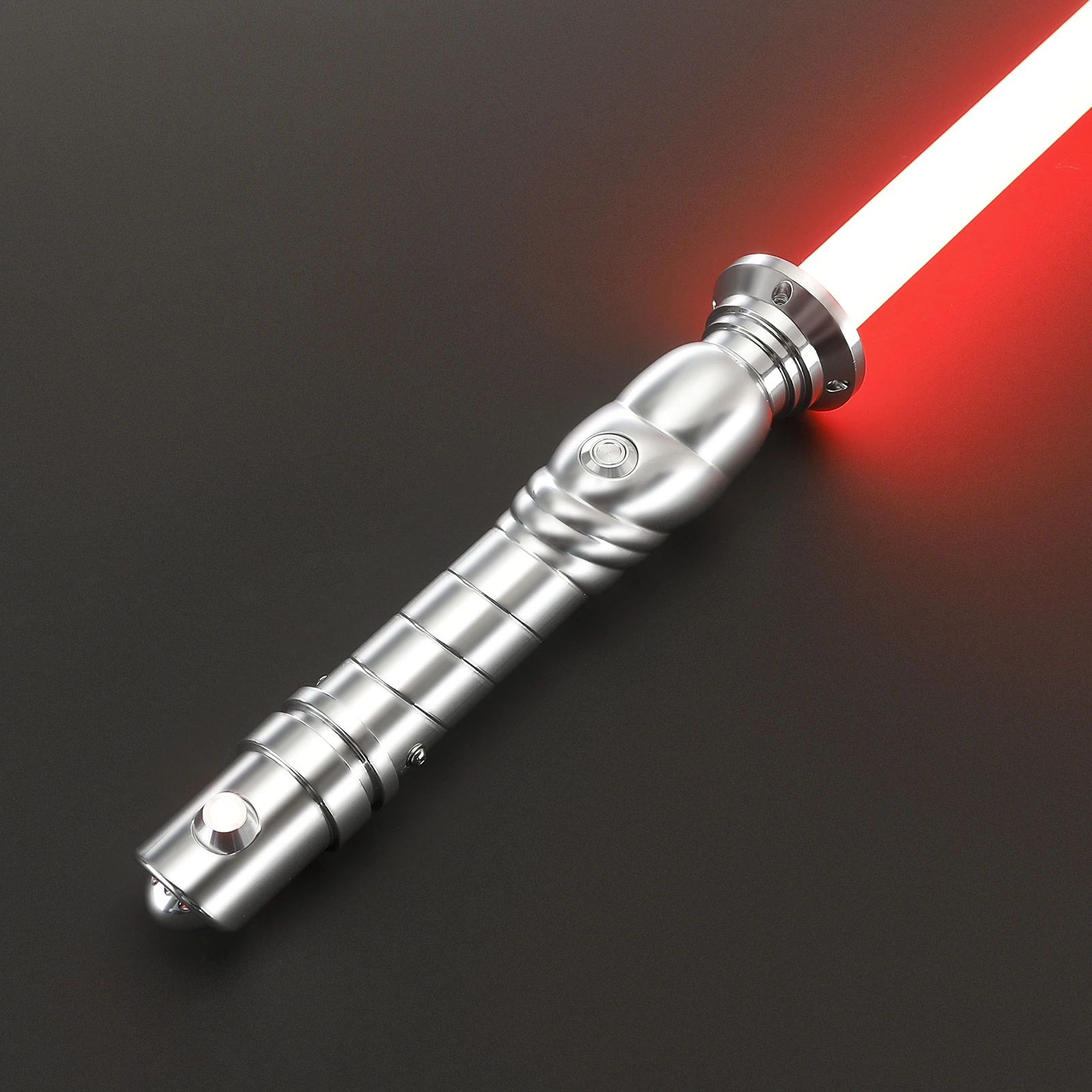 DamienSaber Darth Nihilus Lightsaber Force, Sable de Luz para Duelos Intensos, Empuñadura Metálica, Cambio Infinito de Color con 34 Sonidos