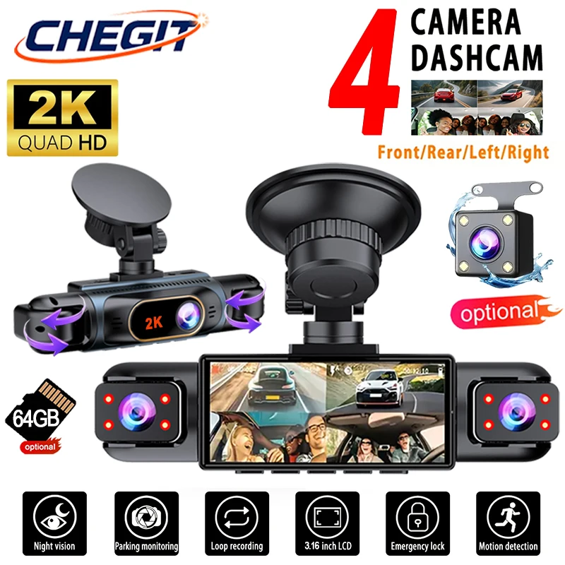 3/4 Channel Car Dvr… - image