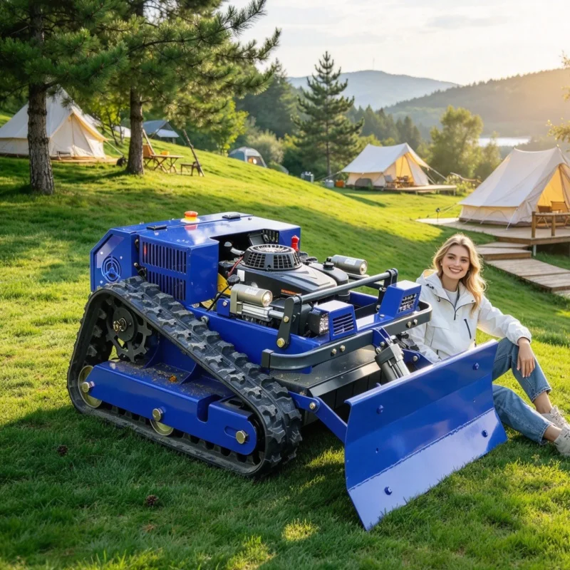 Customized Long-distance Control Remote Control Lawn Mower, Stable Wireless Long-endurance Control, Large-area Factory Lawn