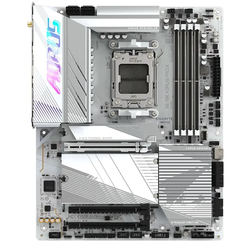 For desktop main board X670E AORUS PRO X support AM5 processor