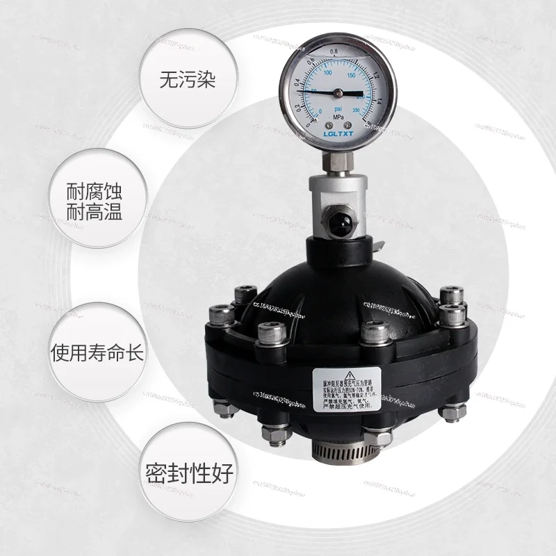 Pulsation Damper 0.35-4L DN15-DN50 Internal Thread Diaphragm Pulsation Dampener For Pumps