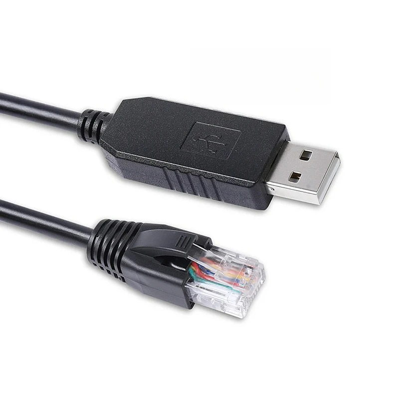 MPP Solar Inverter RS232 PC Communication Cable FTDI FT232RL USB RS232 to RJ45 8P8C Cable Compatible with Inverter Monitoring
