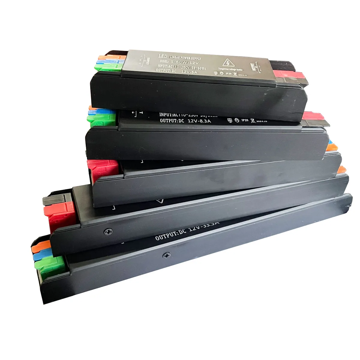 Lighting Transformer AC 110V-220V DC 12V/24V Ultra thin switch Power Supply Driver 60W 60W 100W 200W 300W 400W For led light