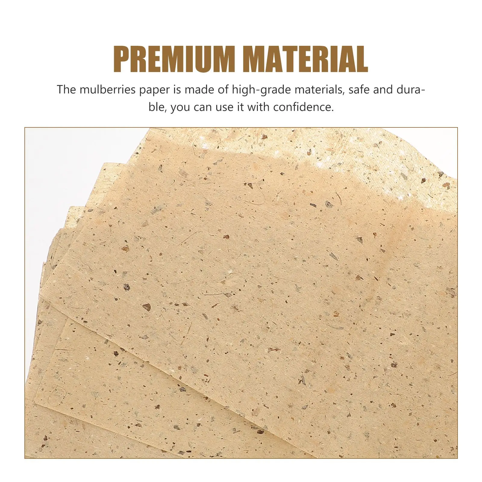 100 Pcs Large Size Calligraphy Painting Supplies Creation Watercolor Practices Rice Calligraphy Practicing Paper Paper