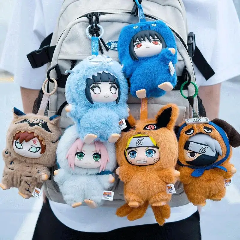 

In Stock Original Naruto Blind box Shippuden Party Series Naruto Figure Stuffed Plush Vinyl Face Doll Ornament Toy Pendant Gift