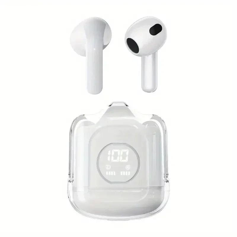 XT65 TWS Wireless Earphone Touch Control Noise Reduction Bluetooth5.3 Headphone Bass Long Standby Earbud With Mic forAndroid IOS