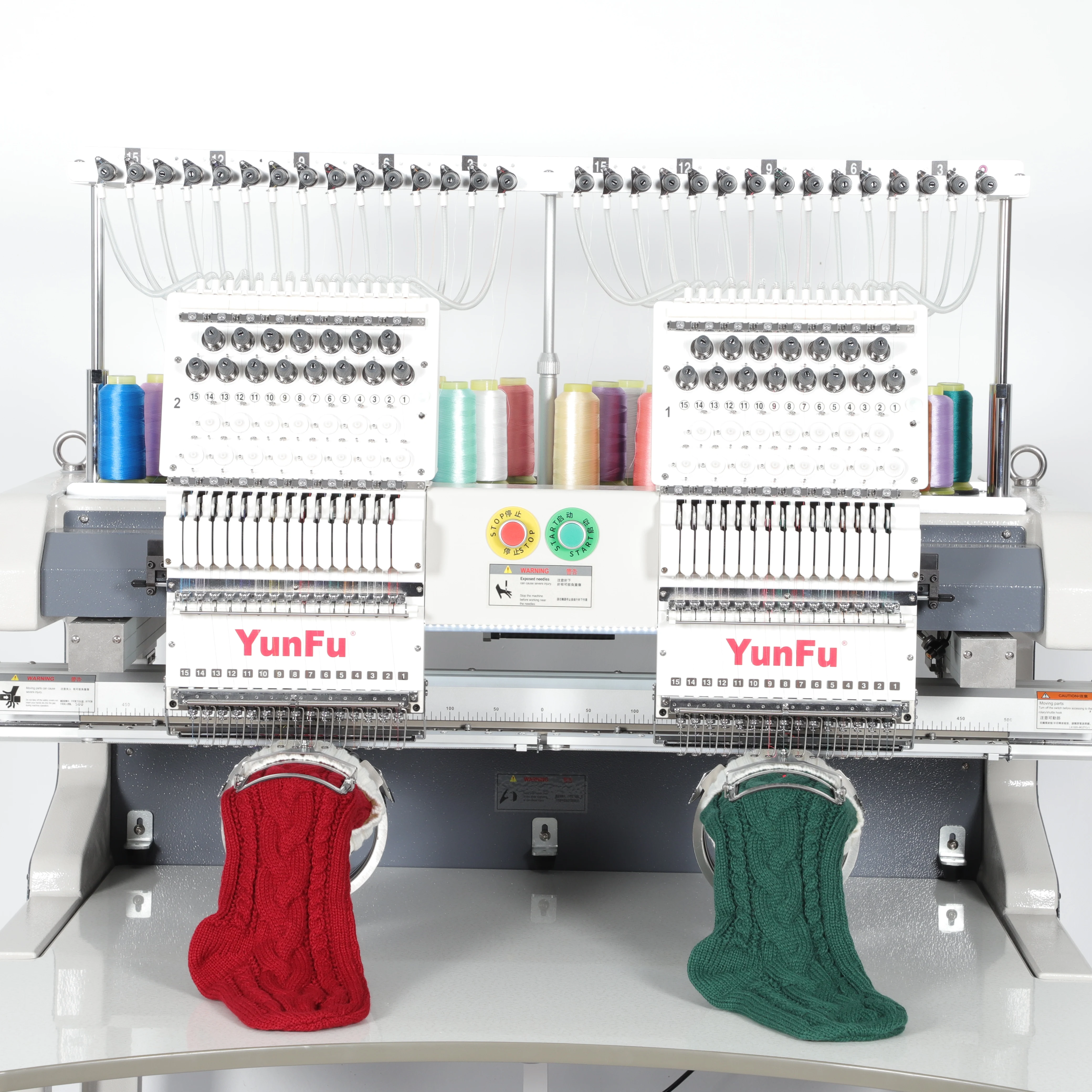 Dahao A15 Pro 2 Heads 15 Needles New Computerized Embroidery Machine Motor Engine for Home Use Women's Clothing Hoodies