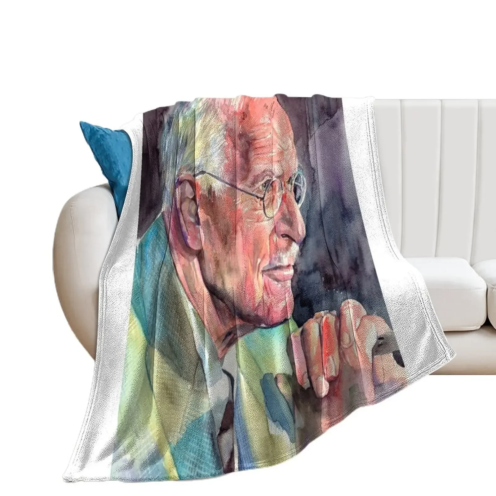 Carl Gustav Jung Portrait Throw Blanket Sofa Quilt Soft Beds Blankets