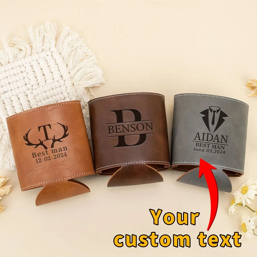 Customized Creative leather Cup Cover heat-insulating and anti-scalding Cup Cover Milk Tea Cup and Coffee Cup Cover
