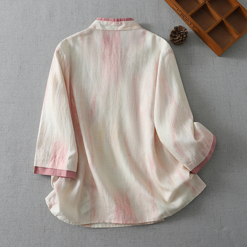 เสื้อคลุมกิโมโนสีชมพูแบบผูกเอว - Kimono Cardigan Women บทวิจารณ์และราคา