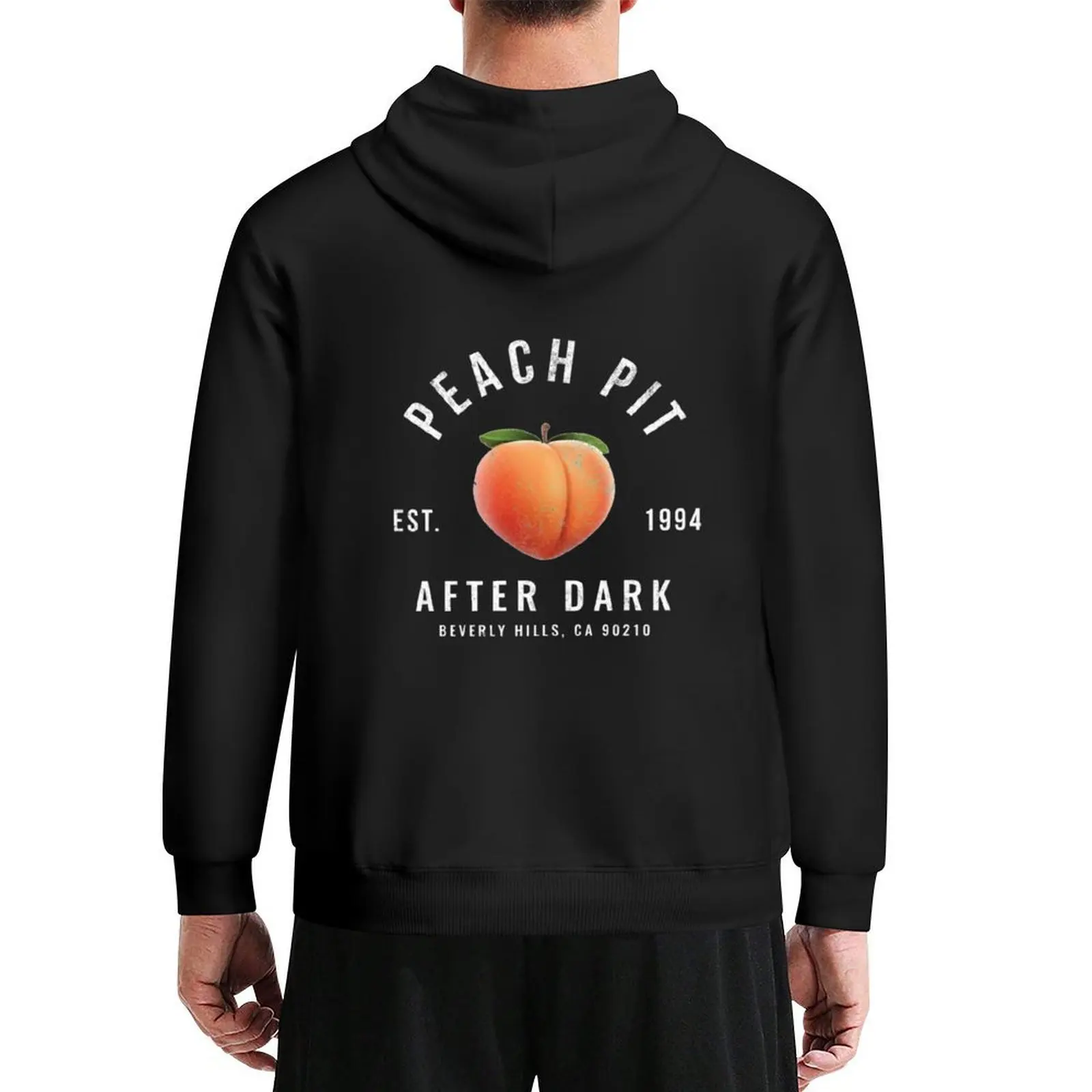 

Peach Pit After Dark Logo Hoodie men's winter sweater male clothes men's sweat-shirt set mens clothing japanese hoodie