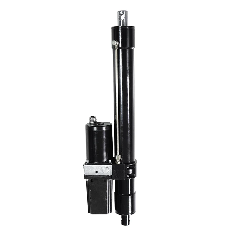 New 800w 450mm Stroke 24v/48v Dc Electro Hydraulic Cylinder Dc Hydraulic Push Rod Linear Actuator view 4