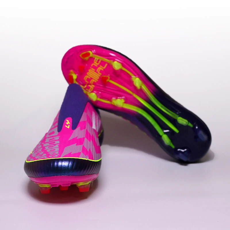 

Professional Mens Football Boots for Youth FG/TF Training Studded Fast Soccer Cleats Non Slip Football Shoes for Man 39-45