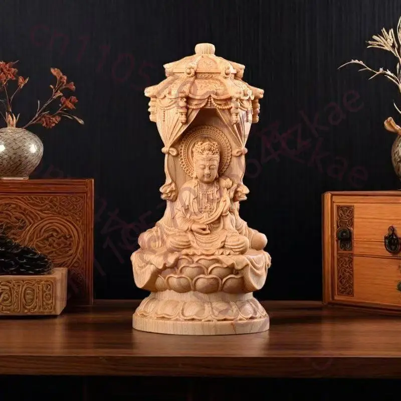 

Деревянная резьба Гуаньинь, скульптуры и статуэтки Татхагаты, деревянная резьба Будды, статуя для дома, комнаты, офиса, декор в стиле фэн-шуй