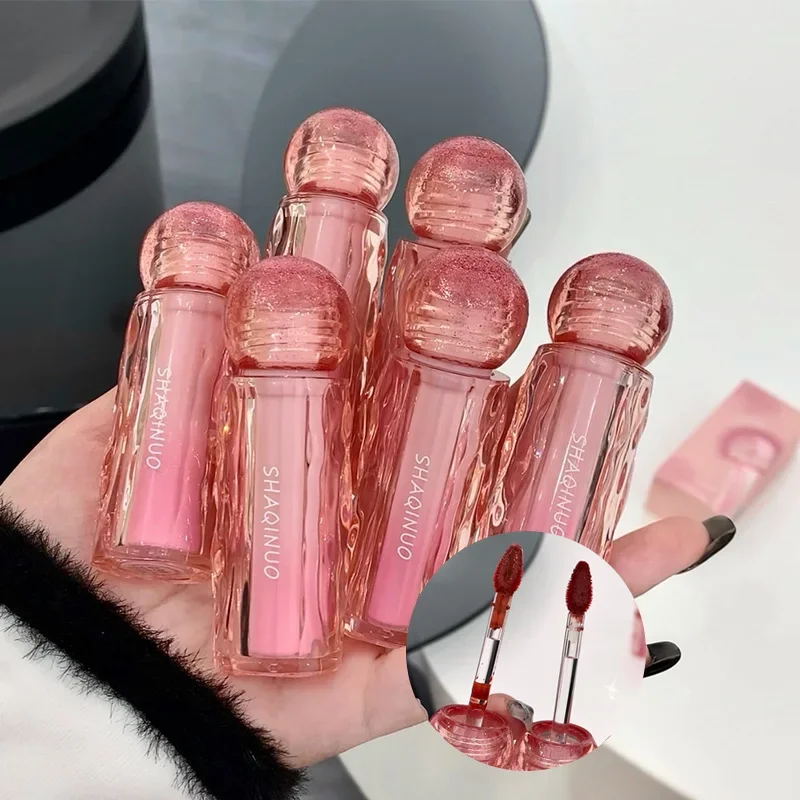 ملمع شفاه ديوي خفيف الوزن من كريستال بول مع تألق مرآة، ترطيب طويل الأمد ولون طبيعي لـ