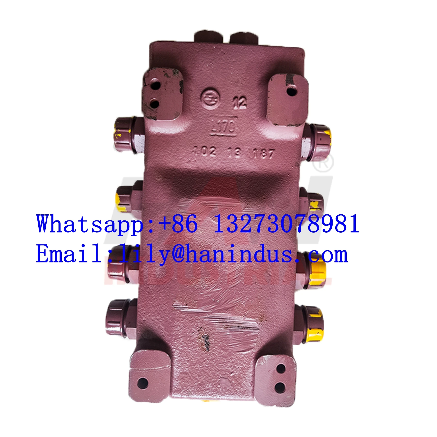 Válvula de colector hidráulico, bloque de Control, 10171638 MPS, Schwing