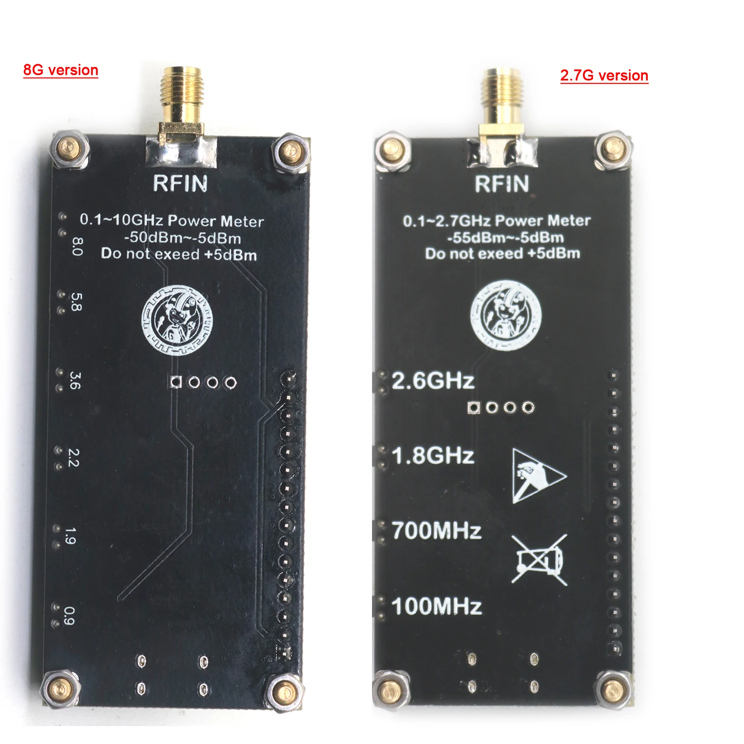 1Mhz To 8Ghz AD8319 RF Power Meter ARW227 24Bit ADC High Precision Radio Antenna Amplifier Signal Detector 900M 1.5G 2.4G 5.8G