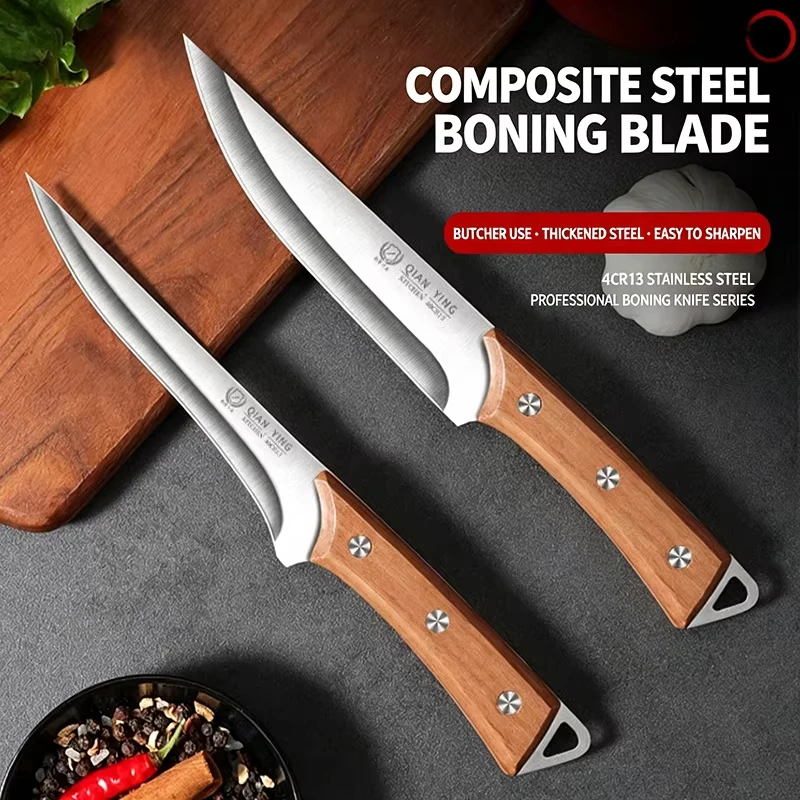Hobby Knife Blade - ステンレス鋼多目的カービングナイフ、ブレードガード付き、木製ハンドル付きプロ用キッチンステーキナイフ、フルーツナイフ