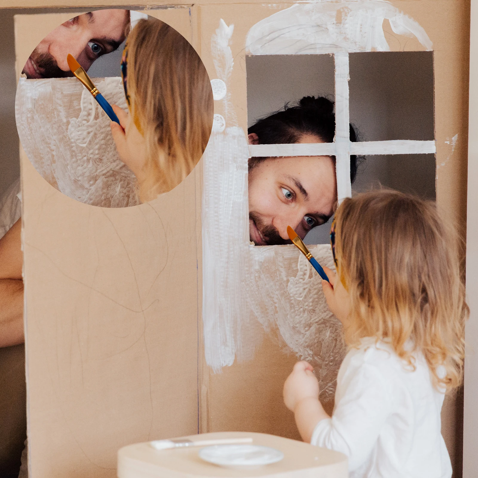 

1 set Art Paint Brushes Set Watercolor Palette for Acrylic Oil Gouache Face Nail Body Painting Comfortable Handle for All Levels