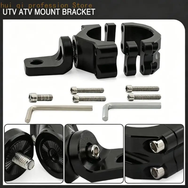 UTV-Montagehalterung mit runder Stange und 12,1-mm-Lochsatz für die Lichtmontage H8WE – Detail 4