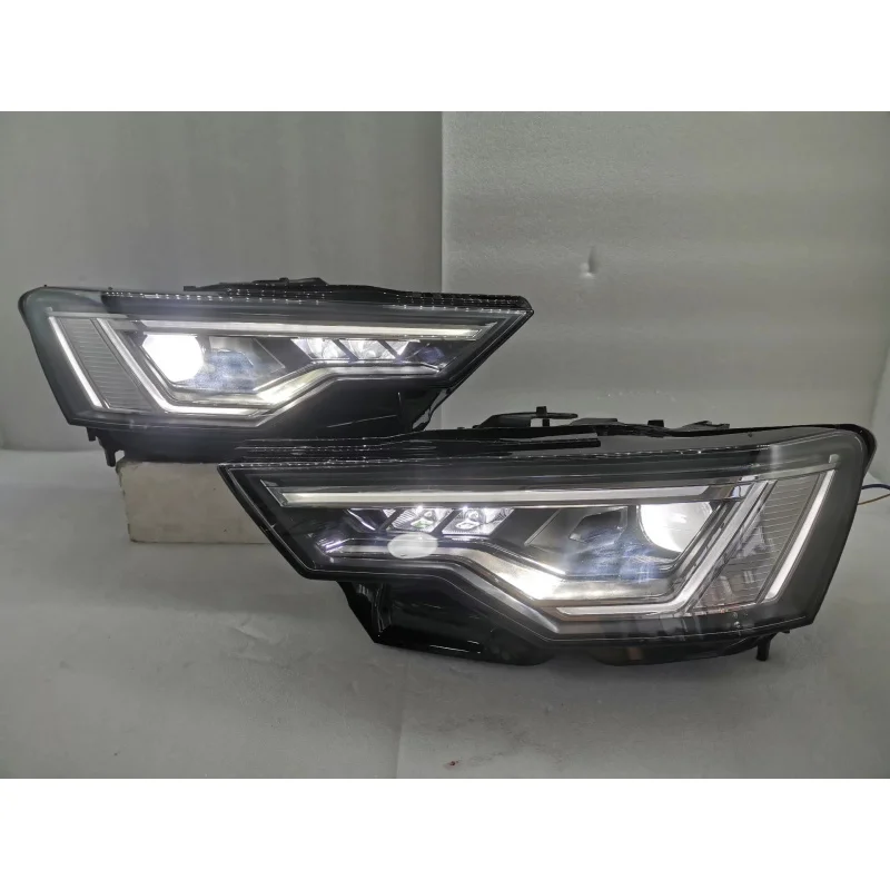 LED Matrix Headlight Assembly for Audi A6L C8 2019-2025 Left Right 4K0941039C 040C 035C 036C Pixel Beam DRL Adaptive Lighting Pl