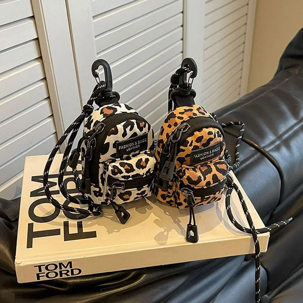 All-match Portable Mini Coin Purses Hip Hop Keychain Bag Couples Crossbody Bag Earphone Key Bag Gifts