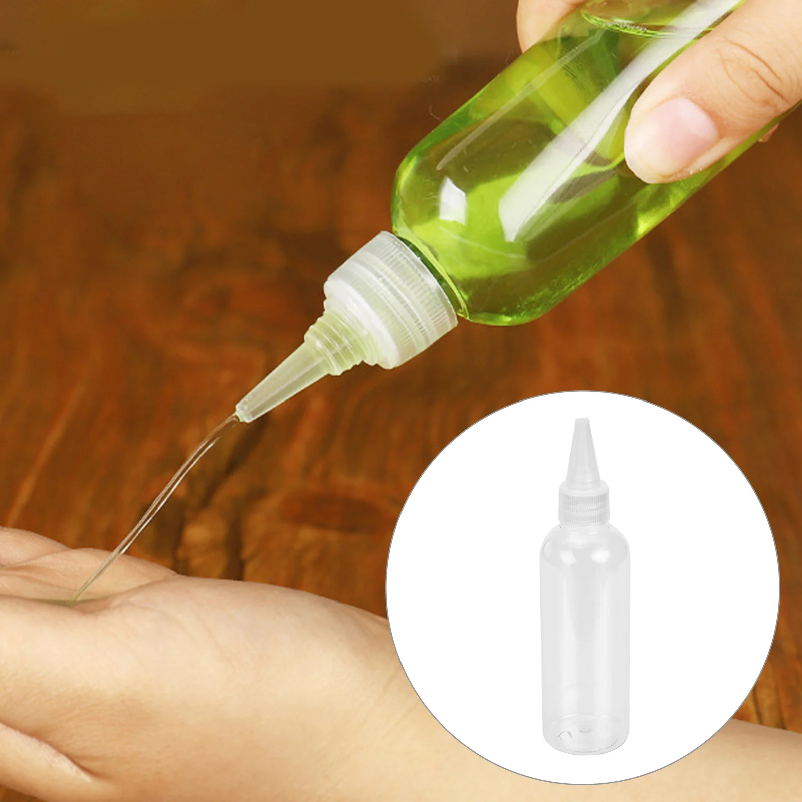 

30Pcs Anti-Leak Pointed Mouth Bottles Refillable Hair Dye Applicator Bottles for Hair Coloring Lotion Dispensing